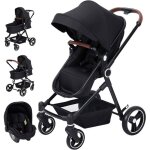 Poussette combin�e 3 - en - 1 avec nacelle - de la naissance � 3 ans (22kg) si�ge r�versible et l�ger ...