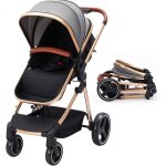 Poussette combin�e compacte l�g�re pliable avec si�ge inclinable landau r�glable poussette confort tout ...