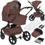 Poussette combin�e duo 2en1 lionelo freya - nacelle - pliable un clic - accessoires - jusqu� 22 kg - ...