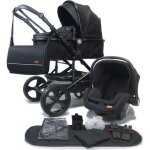 Poussette 3 en 1 pixini kalani - jusqu� 22 kg - pack poussette nacelle si�ge auto sac et nombreux accessoires ...