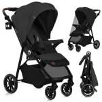 Poussette canne 6 - 48 mois lionelo emma one - pliage d?une seule main - grande surface - moustiquaire ...