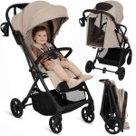 Poussette compacte lionelo tansi - amortissements - jusqu� 22 kg - l�g�re - pliage � une main - moustiquaire ...