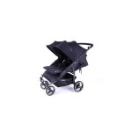 Poussette double baby monsters easy twin 3s - black