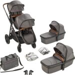 Poussette double duo ultra pour jumeaux babygo