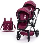 Poussette pour jumeaux - bayer design - twin xeo - pliable - pour poupées jusquà 46 cm - rouge Poussette pour jumeaux - bayer design - twin xeo - pliable - pour poupées jusquà 46 cm - rouge
