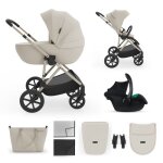 Poussette kinderkraft prime 3 3 en 1 nacelle si�ge auto mink pro 2 l�g�re roues smooth ride 22 kg beige ...