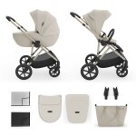 Poussette kinderkraft prime 3 2 en 1 nacelle hamac l�g�re grandes roues suspension pliage compact 22 ...