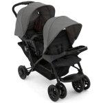 Poussette polyvalente - sport - graco - stadium duo - 4 roues - gris - mixte