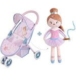 Poussette de poup�es - de cuevas toys - gala - 56 cm - poup�e incluse - roues pivotantes