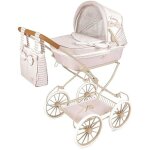 Poussette de poupes - de cuevas - verona - pliable - sac assorti inclus - 81 cm de haut