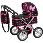 Poussette jouet - kinderplay - kp0261r - réglable - pour poupées jusquà 41 cm - couleur noir / rose Poussette jouet - kinderplay - kp0261r - réglable - pour poupées jusquà 41 cm - couleur noir / rose