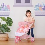 Poussette de poupée jumelle teamson kids rose 60 x 65 x 49 Poussette de poupée jumelle teamson kids rose 60 x 65 x 49