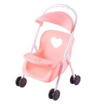 Poussette poupée pliable bambins semblant jouer rose segolike - mixte Poussette poupée pliable bambins semblant jouer rose segolike - mixte