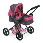 Poussette pour poup�e smarty - bayer chic 2000 - coloris 82 - berceau extractible et capote r�glable