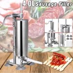 Poussoir  saucisse - durable - capacit 4l - aluminium - acier inoxydable - ergonomique