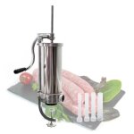 Wiltec poussoir � saucisse ? 630 x 120 x 120 mm ? capacit� 35 l ? en acier inoxydable ? machine de remplissage ...