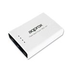 Power bank - power bank - apppb78evw - 7800 mah - 2 x usb - micro usb - blanc