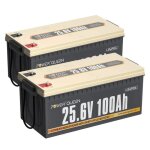 Power queen batterie lithium lifepo4 24v 100ah 2560wh pour camping - car caravane voyage marine système ... Power queen batterie lithium lifepo4 24v 100ah 2560wh pour camping - car caravane voyage marine système ...