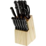 Pradel excellence bloc en bois 17 pices macao noir gris et beige