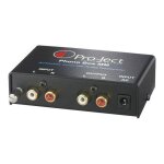 Prampli phono pro - ject phono box mm dc noir - connecteurs plaqus or - stro