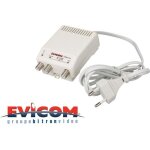 Pr�amplificateur tv - evicom - epri2sdin - 2 sorties uhf - montage int�rieur - rail din
