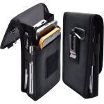 Prebene double etui de telephone pochette de ceinture grande pochette pour telephone portable Prebene double etui de telephone pochette de ceinture grande pochette pour telephone portable