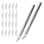Precision cutter scalpel 2 pièces avec 20 lames de rechange cutter de précision scalpel modelisme papier ... Precision cutter scalpel 2 pièces avec 20 lames de rechange cutter de précision scalpel modelisme papier ...