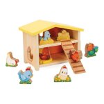 Jouet déveil - janod - mon premier poulailler - 9 figurines en bois - 12 mois et plus - jaune Jouet déveil - janod - mon premier poulailler - 9 figurines en bois - 12 mois et plus - jaune