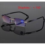 Prescription + 150 anti - lumire bleue bloquant les lunettes de lecture sans lh1119acglshj05t v2