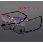Prescription + 250 anti - lumire bleue bloquant les lunettes de lecture sans lh1119acglshj05t v12