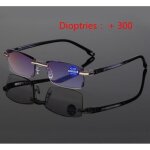 Prescription + 300 anti - lumire bleue bloquant les lunettes de lecture sans lh1119acglshj05t v5