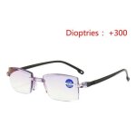 Prescription + 300 nouvelle tendance lunettes de lecture lunettes de lecture lh1119plglsrfg01r x29