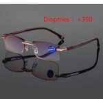 Prescription + 350 anti - lumire bleue bloquant les lunettes de lecture sans lh1119acglshj05t v14