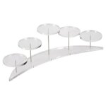 Présentoir en acrylique - colaxi - rond - transparent - compatible lave - vaisselle - pour gâteaux et ... Présentoir en acrylique - colaxi - rond - transparent - compatible lave - vaisselle - pour gâteaux et ...