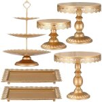 Presentoir a gateau support gteaux cristal rond affichage porte - dessert dcor de fte mariage cake ...