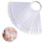 Prsentoir ongles - non spcifi - 100 pices - couleur nuancier - palette maquillage - forme ventail ...