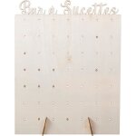 Présentoir à sucettes en bois 40 x 30 cm - bois Présentoir à sucettes en bois 40 x 30 cm - bois