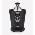 Presse agrumes - hkoenig - agr82 - electrique - 160 w - appareil silencieux - noir mat et acier inoxydable ...
