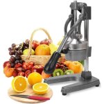 Presse - agrumes - original - acier inoxydable - gris - 14. 6x8. 3x6. 3 in - professionnelle