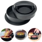 Presse burger presse � burger presse � hamburger 3 en 1 presse � hamburger kit de moule � hamburger antiadh�si ...