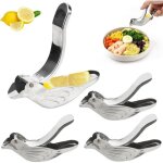 Presse citron manuel - oiseaux - acier inoxydable - 4 pices - design lgant - facile  nettoyer