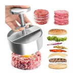 Presse � hamburger - acier inoxydable - 115 cm - anti - adh�sif - ergonomique