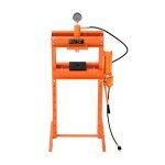 Presse hydraulique et pneumatique - duoku - zx0901 - 20 t - r�glable - acier - 302 x 236 x 698 pouces ...