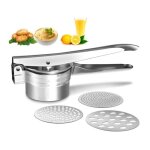 Presse - pur�e - inox - grande capacit� - disques interchangeables - facile � nettoyer - compatible lave ...