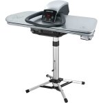 Presse � repasser � vapeur professionnelle 80hd - s argent 2600watt heavy duty 81cm + support de speedypress ...