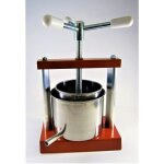 Pressoir  fromage  vis avec une cuve (moule  fromage) de 43 litre - pressoir  fruits - fabriqu en ...