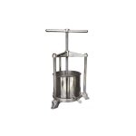 Pressoir  fruit - inox - mini 2l - double panier - couleur gris - 2 pices