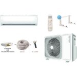 Pret a poser climatisation atlantic dojo r32 2000w + kit de pose 7 metres + support mural