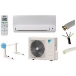 Pret a poser climatisation daikin 2500w reversible ftxb rxb25c + kit de pose 3 metres + support mural ... Pret a poser climatisation daikin 2500w reversible ftxb rxb25c + kit de pose 3 metres + support mural ...