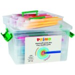 Primo 615pen120 feutres super - lavables pointe fine en mallette scolaire avec 4 compartiments 120 pices ...